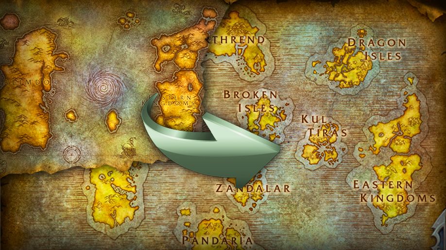 Changes in Azeroth's Geography