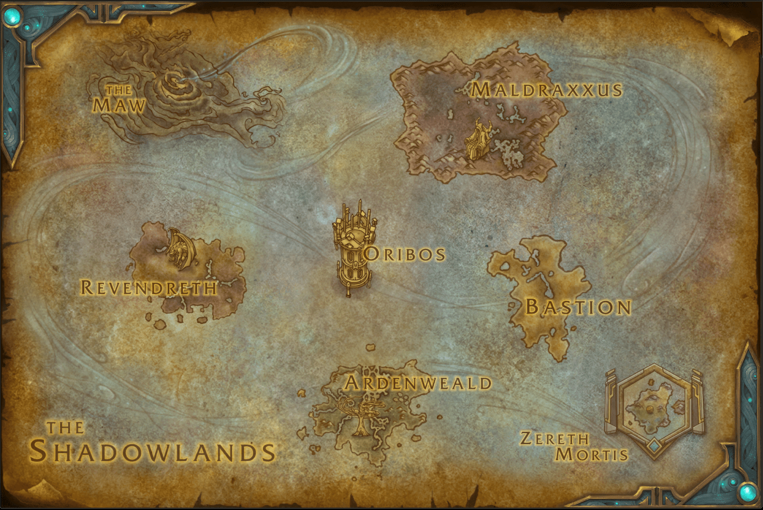 Shadowlands Map