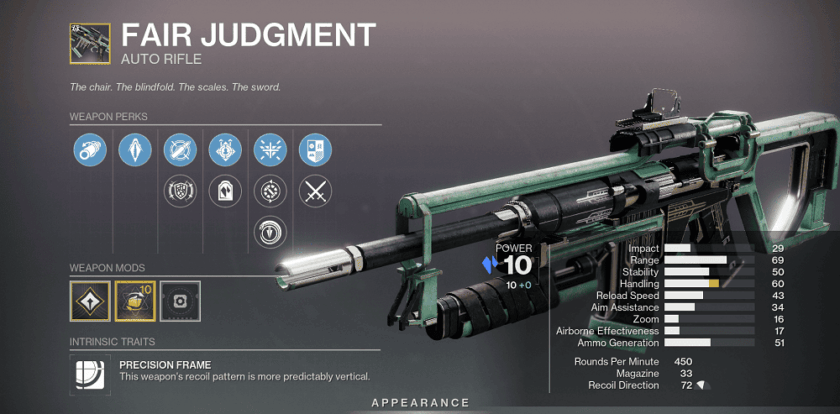 Judgment Rifle Codm Best Vanguard Weapons in Destiny 2 Renegades (PvP/PvE)