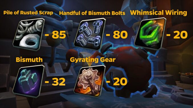 WoW TWW Engineering Leveling Guide (Fast 1-100 Skill Up)