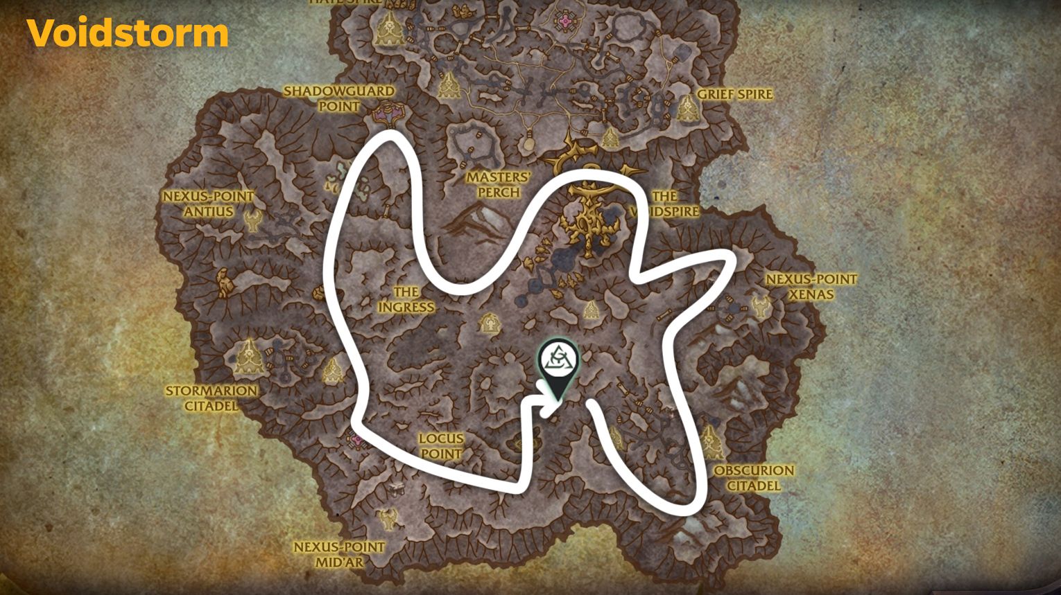 Voidstorm zone map – rare mobs, treasures, The Ultimate Predator achievement, and Yelling into the Voidstorm meta – WoW Midnight