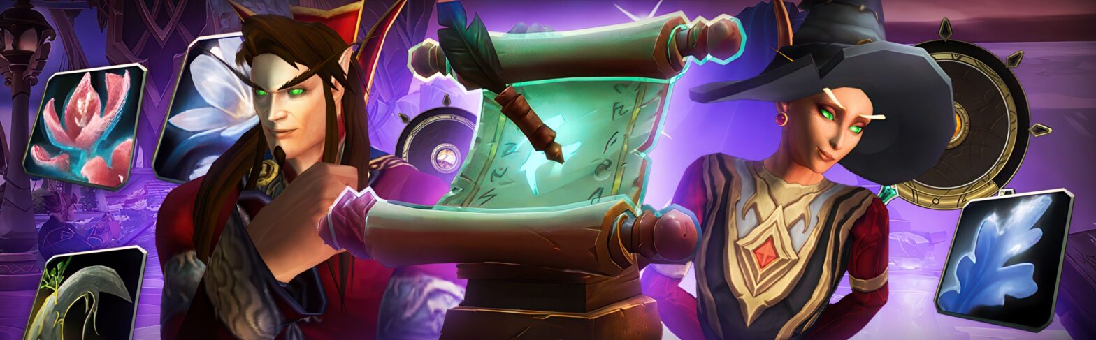 WoW Midnight Inscription guide cover – crafting treatises, missives, and off-hand items at the inscription table – Season 1