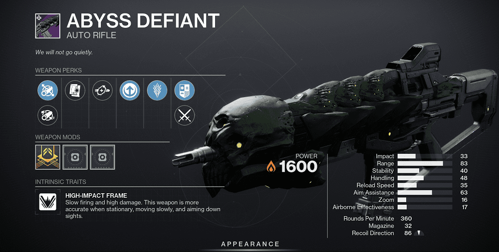 Abyss Defiant