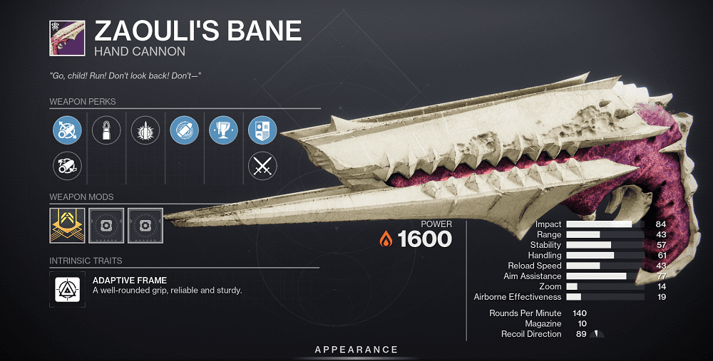 Zaouli's Bane