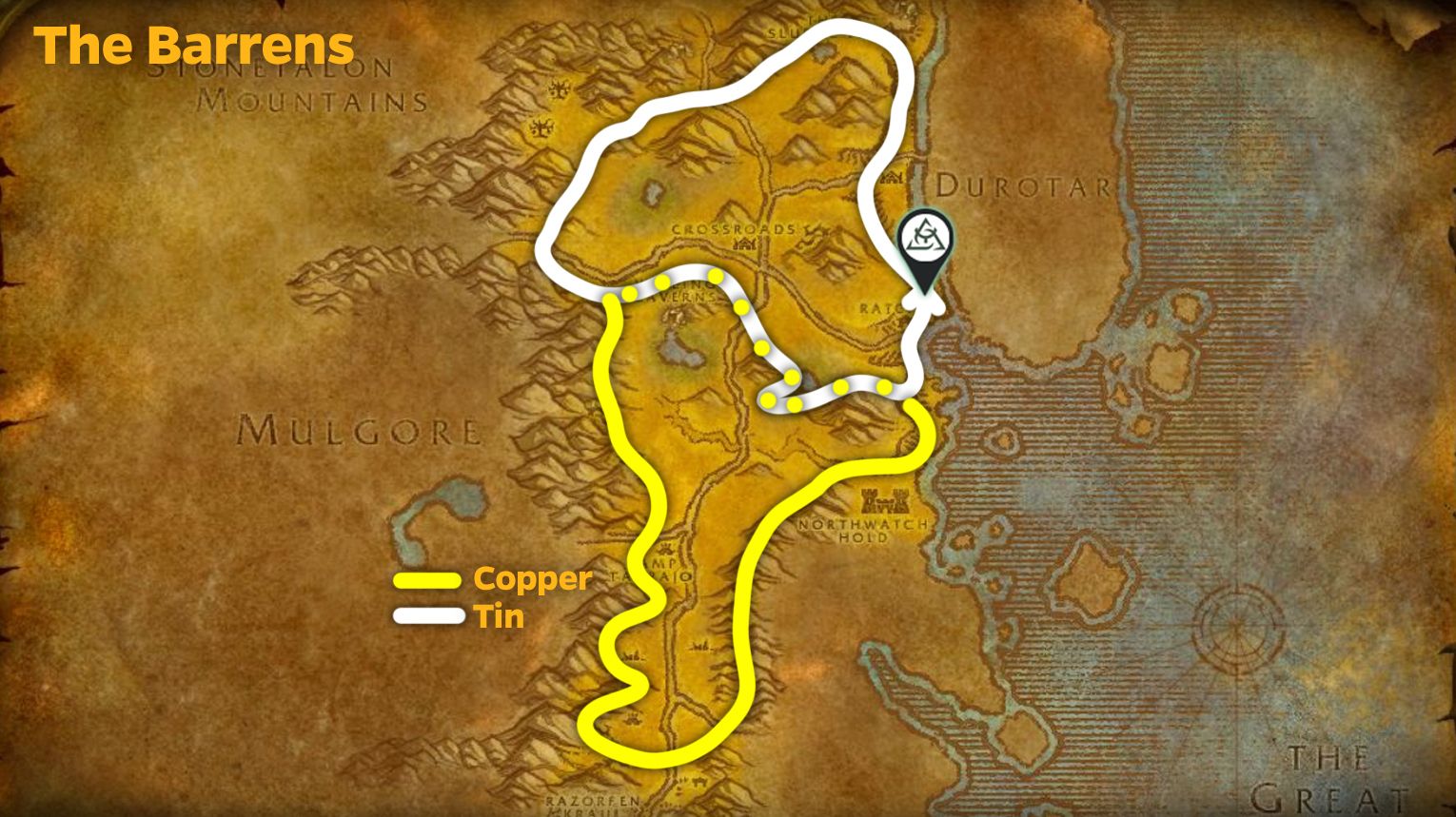 Best Farming Routes for Tin Ore
