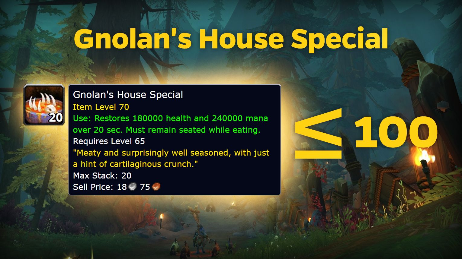 Gnolan’s House Special Prices