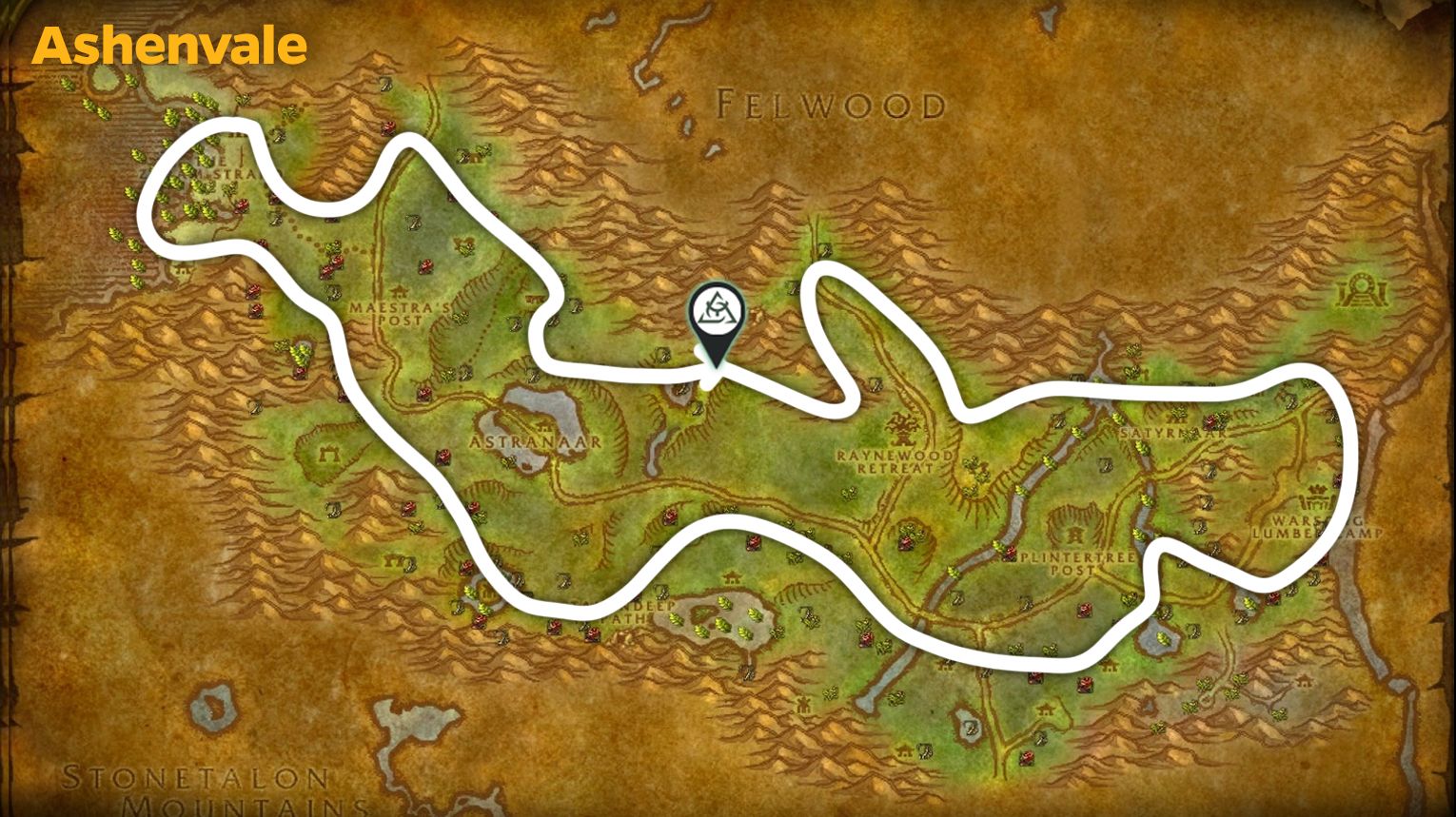 Ashenvale Herbalism Leveling 70 - 115