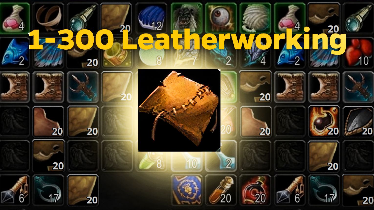 The Fastest 1-300 Vanilla Leatherworking