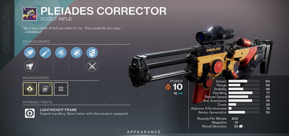 Pleiades Corrector