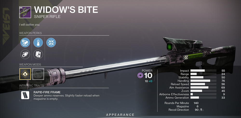 Widow's Bite
