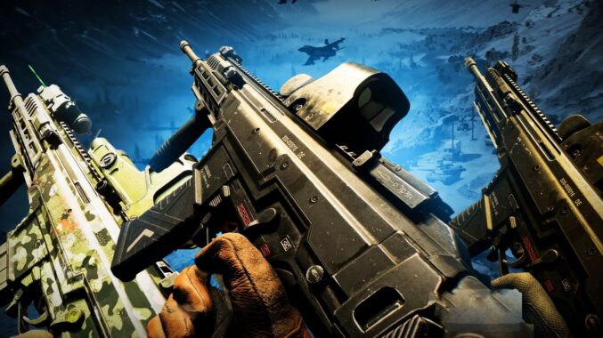 Battlefield 6 player using top meta weapons in combat, representing conclusion and overall weapon choices in BF6.