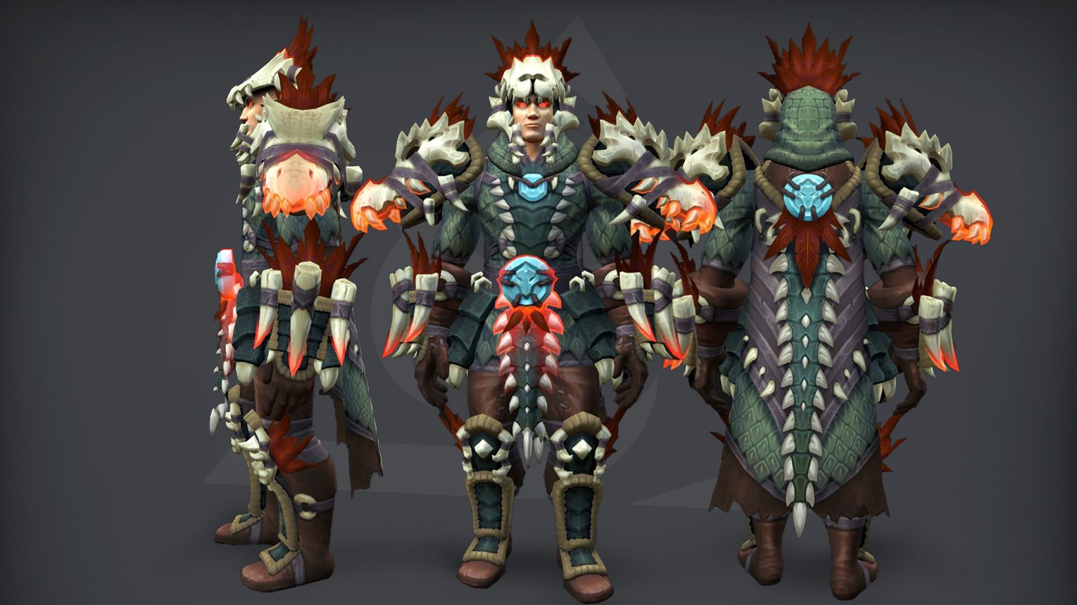Hunter tier set – Primal Sentry's Camouflage (LFR) – simplified leather and fur with minimal detail – WoW Midnight Season 1