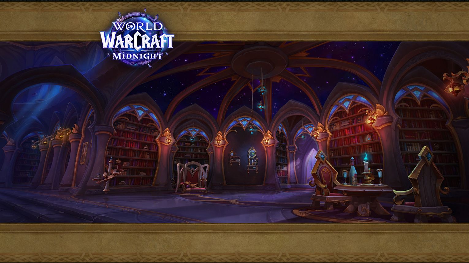 Magisters' Terrace loading screen – Burning Crusade dungeon art – WoW Midnight Season 1