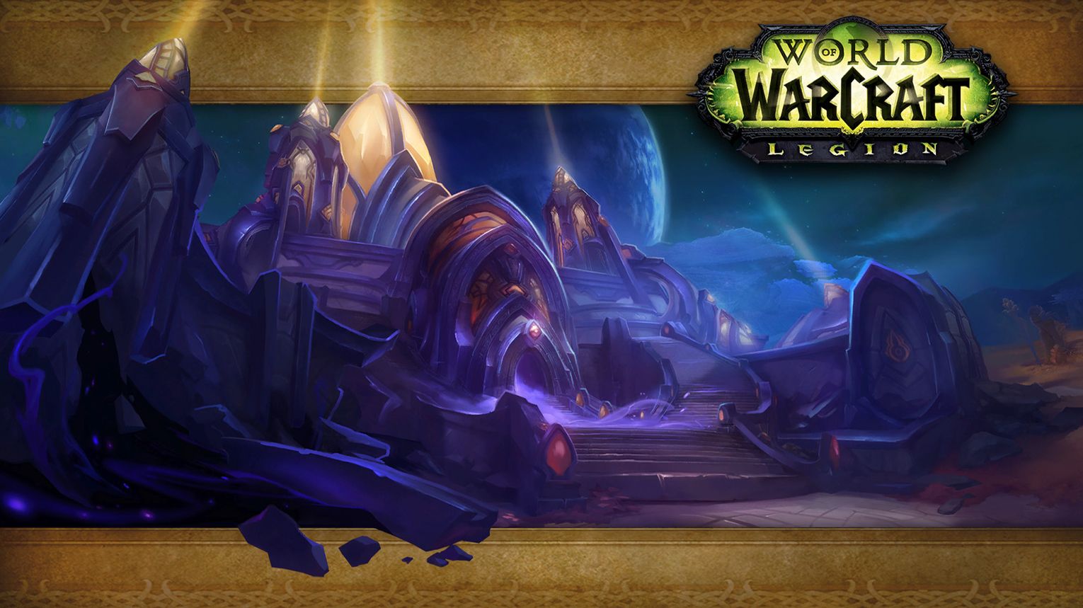Seat of the Triumvirate loading screen – Alleria Windrunner and L'ura – WoW Midnight Season 1 