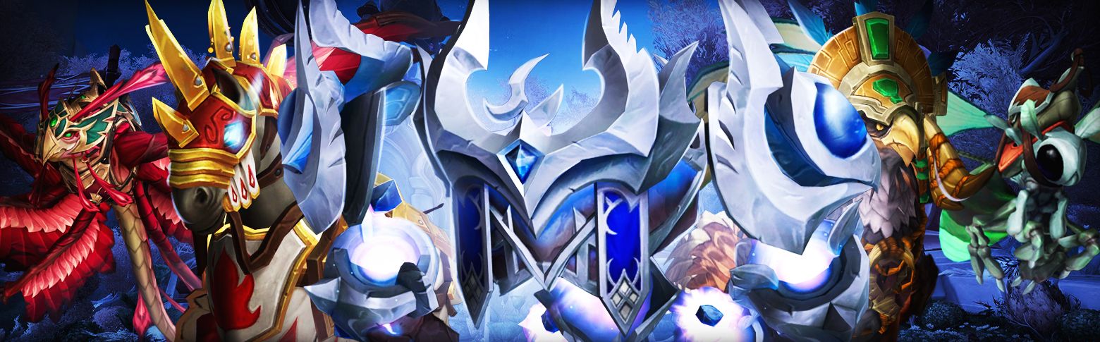Easy WoW Midnight mounts guide cover – Elven Arcane Guardian, Crimson Dragonhawk, Vivacious Chloroceros, Amani Sunfeather, Light-Forged Mechsuit – Patch 12.0.5