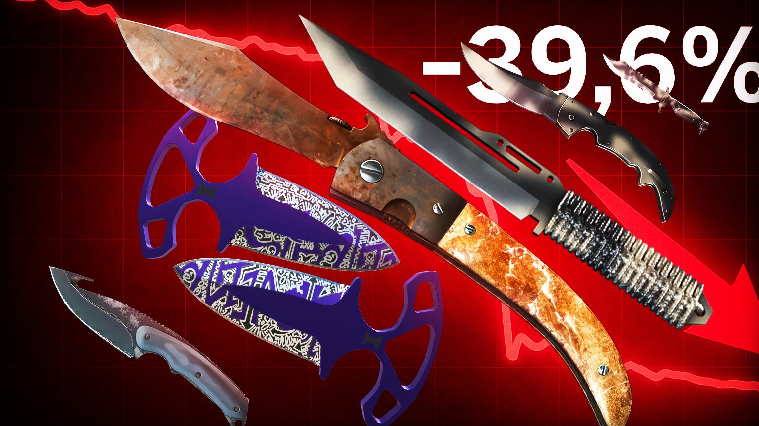 Cheapest CS2 knives in 2026 – Navaja Knife Rust Coat Battle-Scarred 42 dollars, Paracord Knife Scorched Battle-Scarred 52 dollars, Shadow Daggers Freehand Battle-Scarred 55 dollars, Survival Knife Night Stripe Battle-Scarred 56 dollars, Gut Knife Night Battle-Scarred 56 dollars, Bowie Knife Scorched Battle-Scarred 59 dollars, Falchion Knife Scorched Battle-Scarred 66 dollars, Huntsman Knife Scorched Battle-Scarred 70 dollars – Counter-Strike 2