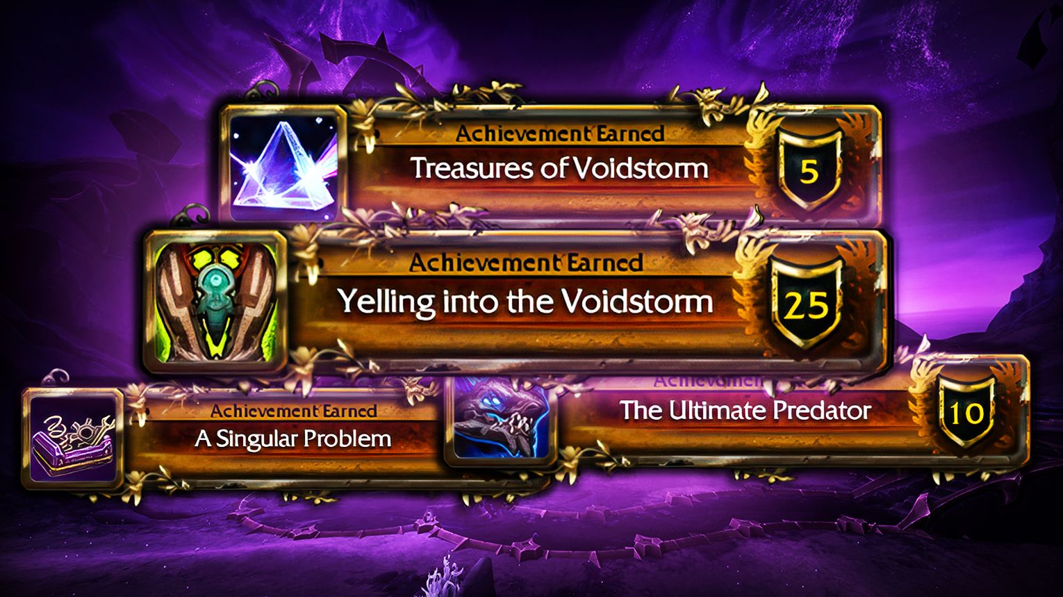 Yelling into the Voidstorm – Voidstorm meta-achievement for Light Up the Night – WoW Midnight