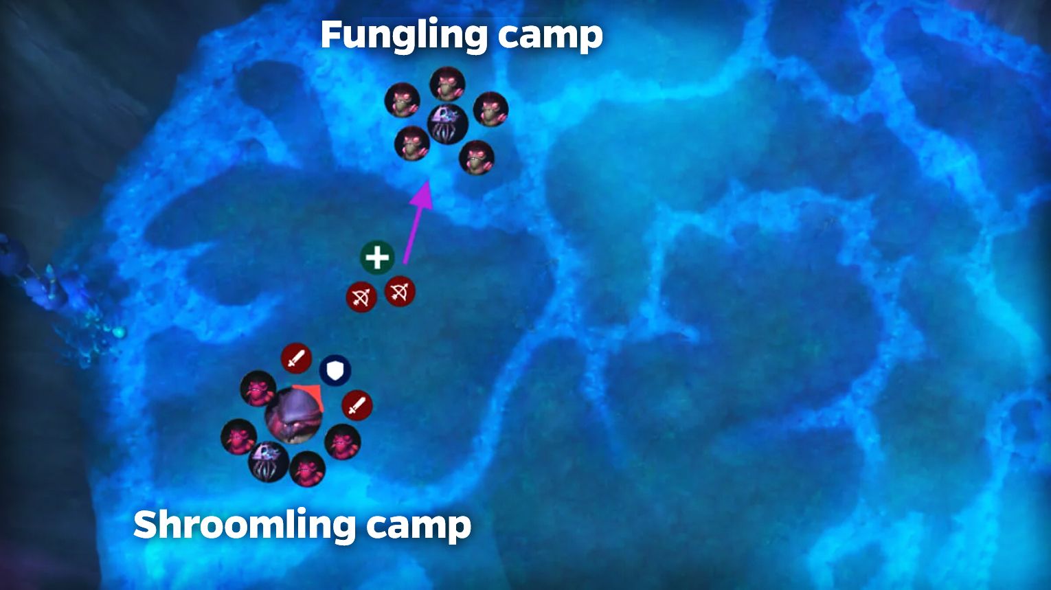 Rotmire Fungal Bloom intermission phase – Sporefall raid mechanic guide.