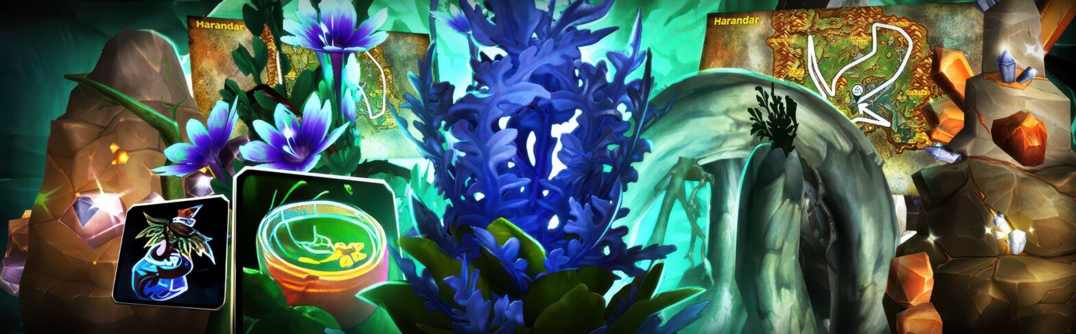 Dual gathering guide — Mining and Herbalism routes for WoW Midnight.