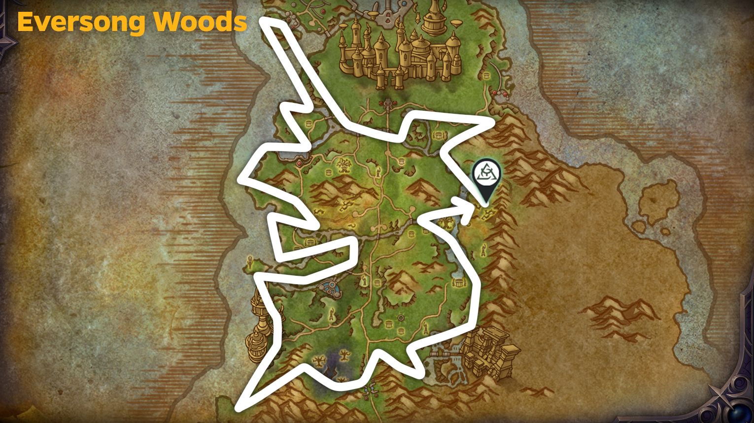 Eversong Woods dual gathering routes — combine herbalism and mining for maximum efficiency in WoW Midnight.