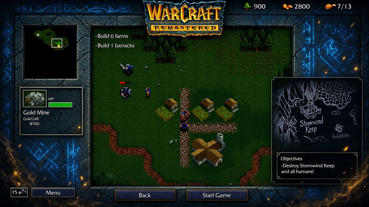Warcraft Remastered on modern consoles