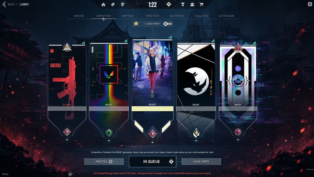 Valorant rank restrictions for playing together